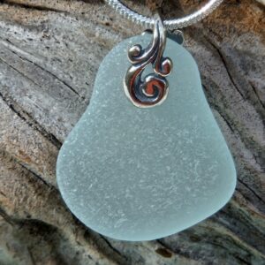 Genuine Sicilian Sea Glass Pendant