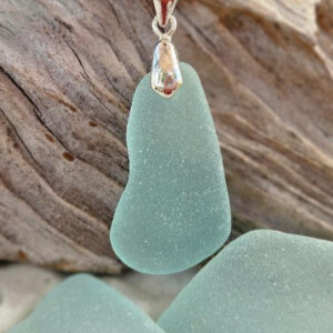 Lovely Seafoam Green Sea Glass Pendant